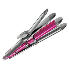 Kemei KM-1396 Beauty Styler 4 in 1 (Curler, Straightener, Waver & Crimper)